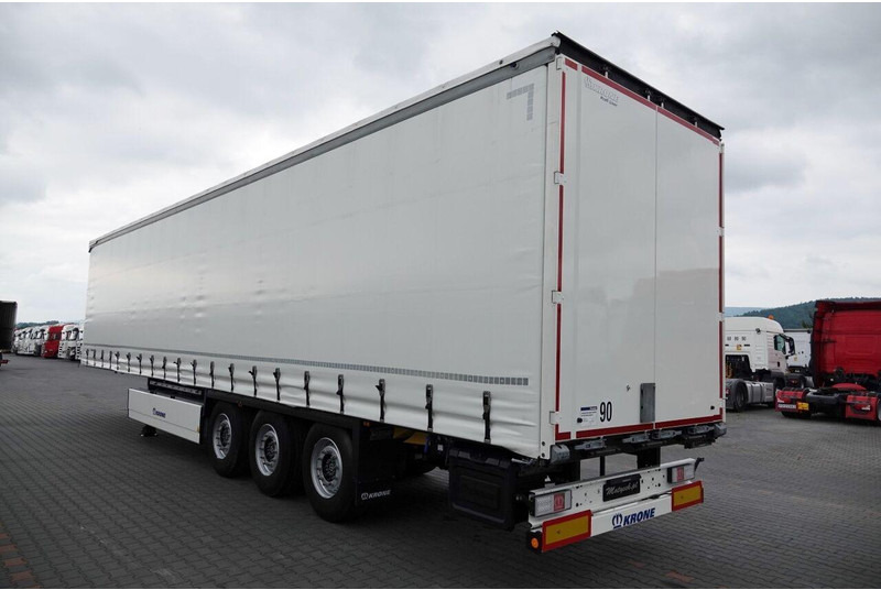 Krone FIRANKA / STANDARD / 2X  OŚ PODNOSZONA / KOSZ NA PALETY / 2024 R - Ponyvás félpótkocsi: 5 kép. Krone FIRANKA / STANDARD / 2X  OŚ PODNOSZONA / KOSZ NA PALETY / 2024 R - Ponyvás félpótkocsi: 5 kép.