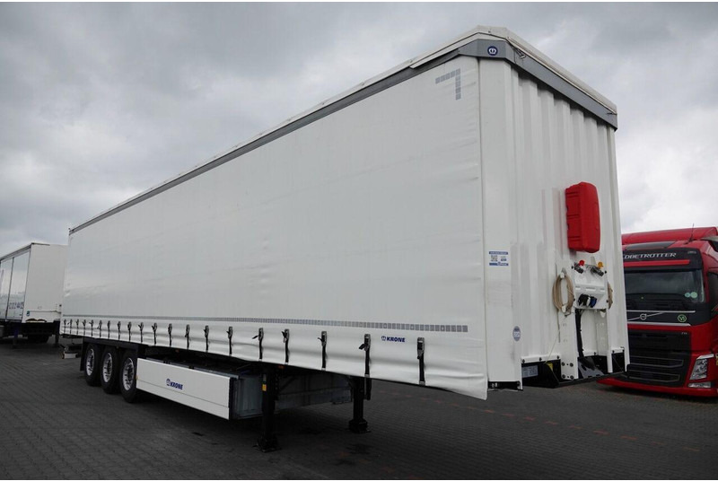 Krone FIRANKA / STANDARD / 2X  OŚ PODNOSZONA / KOSZ NA PALETY / 2024 R - Ponyvás félpótkocsi: 2 kép. Krone FIRANKA / STANDARD / 2X  OŚ PODNOSZONA / KOSZ NA PALETY / 2024 R - Ponyvás félpótkocsi: 2 kép.