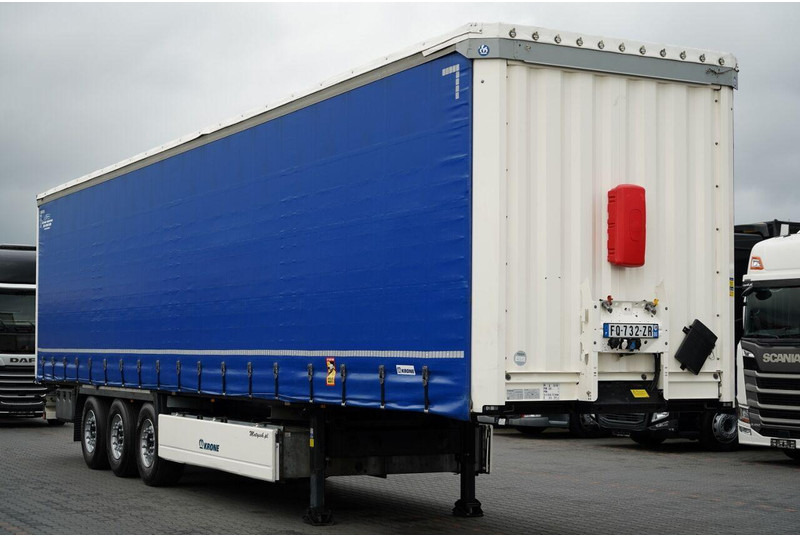 Krone FIRANKA / STANDARD  / KOSZ NA PALETY / PLANDEKA ZBROJONA / SPROW - Ponyvás félpótkocsi: 1 kép. Krone FIRANKA / STANDARD  / KOSZ NA PALETY / PLANDEKA ZBROJONA / SPROW - Ponyvás félpótkocsi: 1 kép.