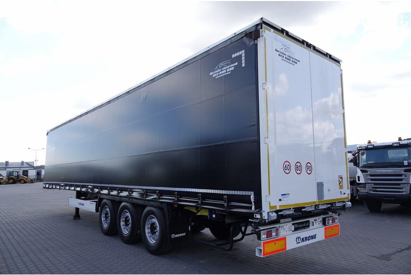 Krone FIRANKA / STANDARD / OPONY 100% / DACH PODNOSZONY / OŚ PODNOSZON - Ponyvás félpótkocsi: 4 kép. Krone FIRANKA / STANDARD / OPONY 100% / DACH PODNOSZONY / OŚ PODNOSZON - Ponyvás félpótkocsi: 4 kép.