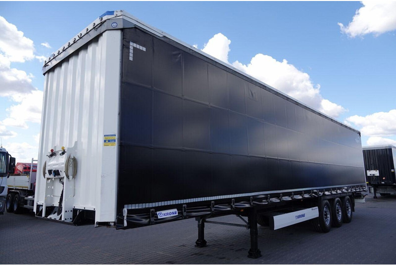 Krone FIRANKA / STANDARD / OPONY 100% / DACH PODNOSZONY / OŚ PODNOSZON - Ponyvás félpótkocsi: 3 kép. Krone FIRANKA / STANDARD / OPONY 100% / DACH PODNOSZONY / OŚ PODNOSZON - Ponyvás félpótkocsi: 3 kép.