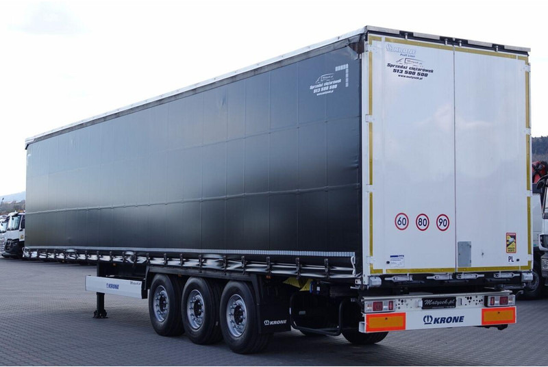 Krone FIRANKA / STANDARD / OPONY 100% / DACH PODNOSZONY / OŚ PODNOSZON - Ponyvás félpótkocsi: 5 kép. Krone FIRANKA / STANDARD / OPONY 100% / DACH PODNOSZONY / OŚ PODNOSZON - Ponyvás félpótkocsi: 5 kép.