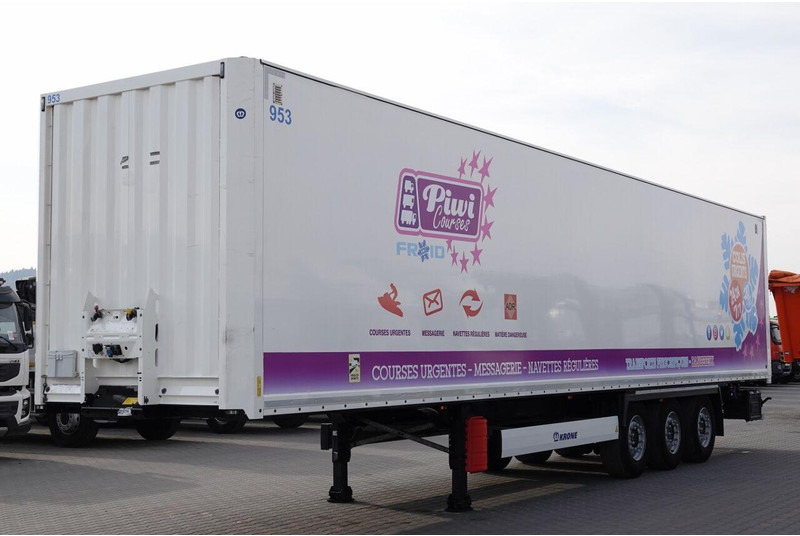 Krone KONTENER / KOFFER / 2021 ROK / OS PODNOSZONA - Félpótkocsi dobozos: 2 kép. Krone KONTENER / KOFFER / 2021 ROK / OS PODNOSZONA - Félpótkocsi dobozos: 2 kép.