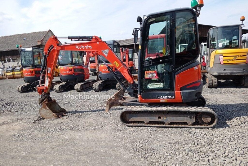 Kubota U27-4 - Crawler mini excavator - Minikotró: 1 kép. Kubota U27-4 - Crawler mini excavator - Minikotró: 1 kép.