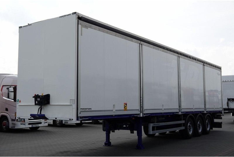 Lecitrailer KONTENER / KOFFER / OTWIERANE BOKI / MOCNA PODŁOGA SZYNA DESKA - Félpótkocsi dobozos: 4 kép. Lecitrailer KONTENER / KOFFER / OTWIERANE BOKI / MOCNA PODŁOGA SZYNA DESKA - Félpótkocsi dobozos: 4 kép.