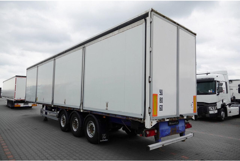 Lecitrailer KONTENER / KOFFER / OTWIERANE BOKI / MOCNA PODŁOGA SZYNA DESKA - Félpótkocsi dobozos: 5 kép. Lecitrailer KONTENER / KOFFER / OTWIERANE BOKI / MOCNA PODŁOGA SZYNA DESKA - Félpótkocsi dobozos: 5 kép.