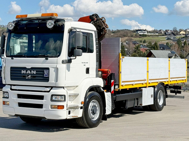 MAN TGA 18.440* PK 16502 + FUNK * 4x4 * TOP - Platós teherautó, Darus autó: 4 kép. MAN TGA 18.440* PK 16502 + FUNK * 4x4 * TOP - Platós teherautó, Darus autó: 4 kép.