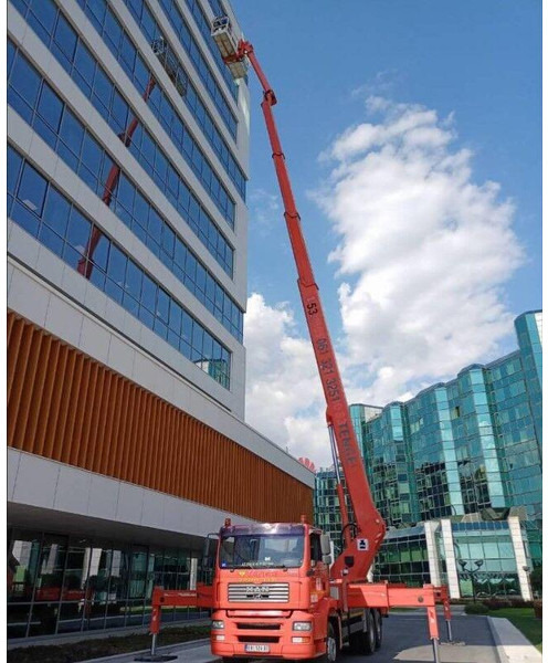 MAN TGA 26.350 6x4 Emelőkosaras 53m - Emelőkosaras teherautó: 2 kép. MAN TGA 26.350 6x4 Emelőkosaras 53m - Emelőkosaras teherautó: 2 kép.