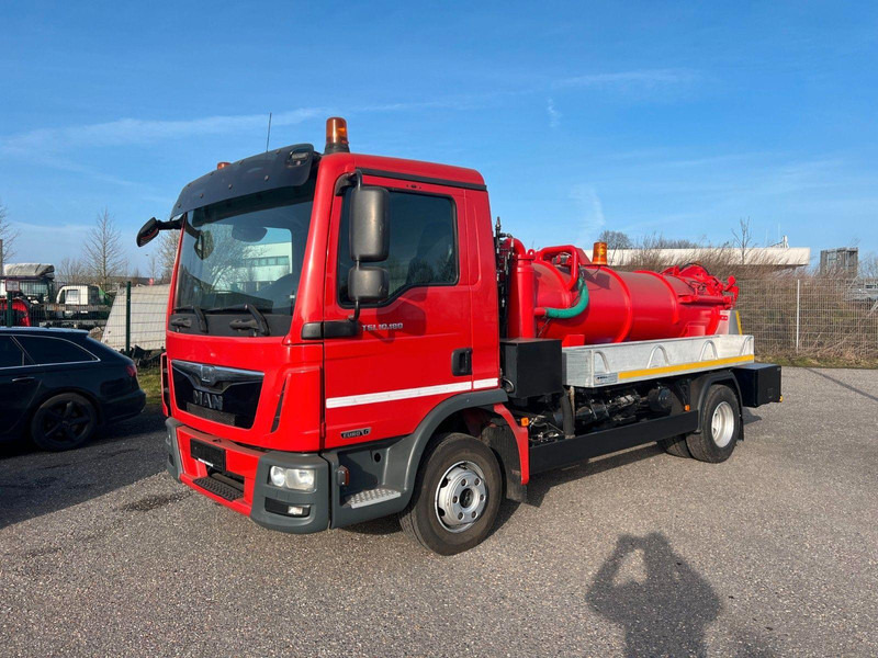 MAN TGL 10.180 Suction & pressure & rinsing truck - Szippantós autó: 1 kép. MAN TGL 10.180 Suction & pressure & rinsing truck - Szippantós autó: 1 kép.