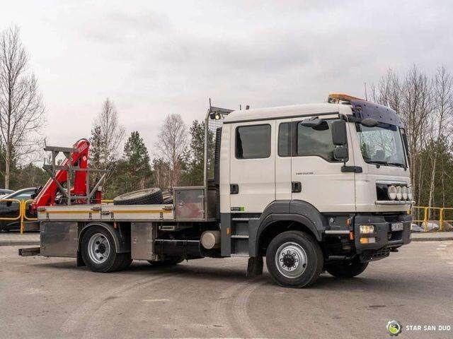 MAN TGM 13.290 4x4 BI FASSI F40B22 Crane Camper - Platós teherautó, Darus autó: 4 kép. MAN TGM 13.290 4x4 BI FASSI F40B22 Crane Camper - Platós teherautó, Darus autó: 4 kép.