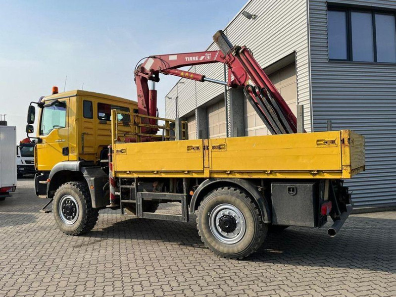 MAN TGM 18.280 4x4 Crane Tirre Euro 131 - Platós teherautó, Darus autó: 5 kép. MAN TGM 18.280 4x4 Crane Tirre Euro 131 - Platós teherautó, Darus autó: 5 kép.