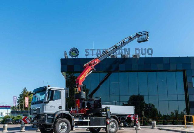 MAN TGM 18.320 4x4 PALFINGER PK 27002 Basket NEW ! - Platós teherautó, Darus autó: 1 kép. MAN TGM 18.320 4x4 PALFINGER PK 27002 Basket NEW ! - Platós teherautó, Darus autó: 1 kép.