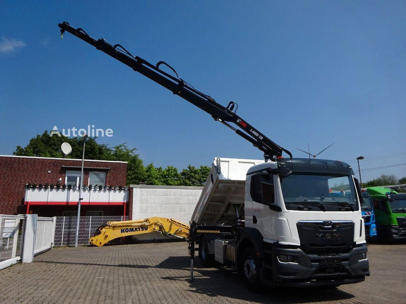 MAN TGS 22.400 - 3 way tipper+crane - Billenőplatós teherautó: 3 kép. MAN TGS 22.400 - 3 way tipper+crane - Billenőplatós teherautó: 3 kép.