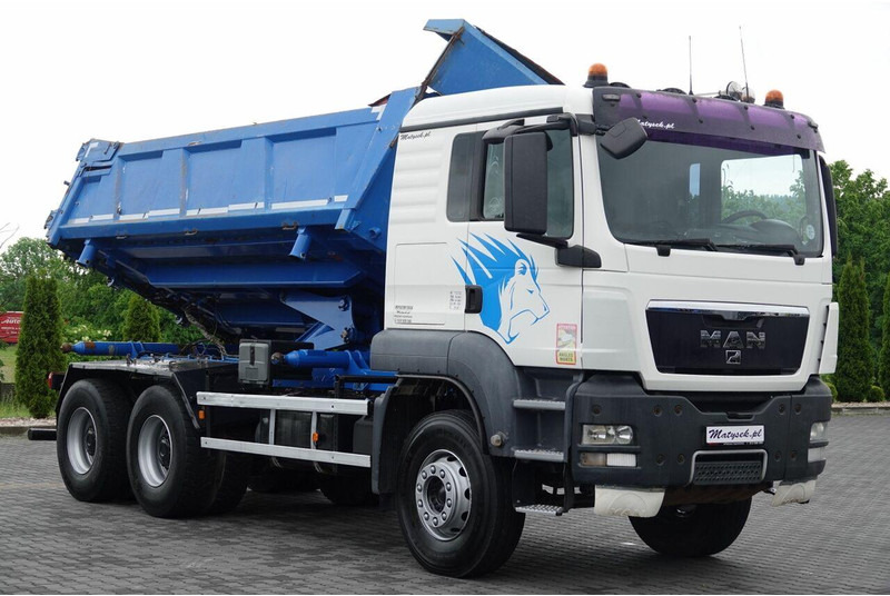 Billenőplatós teherautó MAN TGS 26.360/ 6x4 / WYWROTKA 2- STRONNA / HYDROBURTA / BORDMATIC: 10 kép. Billenőplatós teherautó MAN TGS 26.360/ 6x4 / WYWROTKA 2- STRONNA / HYDROBURTA / BORDMATIC: 10 kép.