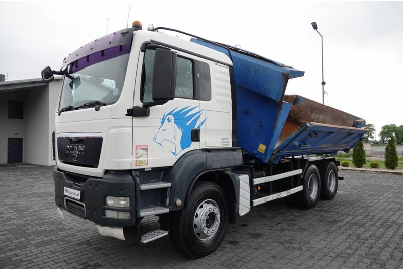 Billenőplatós teherautó MAN TGS 26.360/ 6x4 / WYWROTKA 2- STRONNA / HYDROBURTA / BORDMATIC: 6 kép. Billenőplatós teherautó MAN TGS 26.360/ 6x4 / WYWROTKA 2- STRONNA / HYDROBURTA / BORDMATIC: 6 kép.