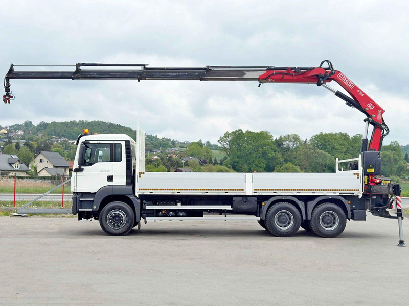 MAN TGS 26.360* FASSI F195A.2.24 / FUNK * 6x4 * TOP - Platós teherautó, Darus autó: 5 kép. MAN TGS 26.360* FASSI F195A.2.24 / FUNK * 6x4 * TOP - Platós teherautó, Darus autó: 5 kép.