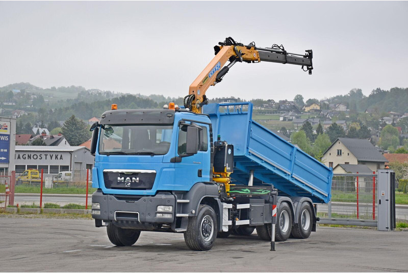 MAN TGS 26.360 - Billenőplatós teherautó, Darus autó: 2 kép. MAN TGS 26.360 - Billenőplatós teherautó, Darus autó: 2 kép.