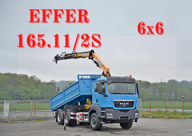 MAN TGS 26.360 - Billenőplatós teherautó, Darus autó: 1 kép. MAN TGS 26.360 - Billenőplatós teherautó, Darus autó: 1 kép.
