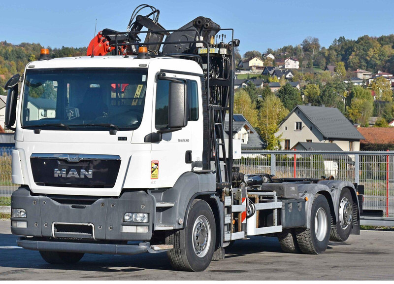 MAN TGS 26.360 - Horgos rakodó teherautó, Darus autó: 4 kép. MAN TGS 26.360 - Horgos rakodó teherautó, Darus autó: 4 kép.