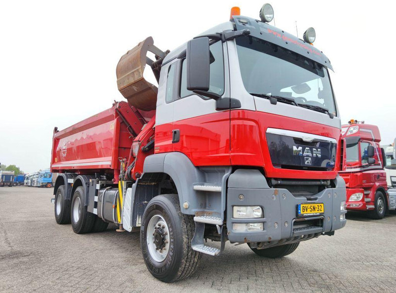 MAN TGS 26.400 - Billenőplatós teherautó, Darus autó: 3 kép. MAN TGS 26.400 - Billenőplatós teherautó, Darus autó: 3 kép.