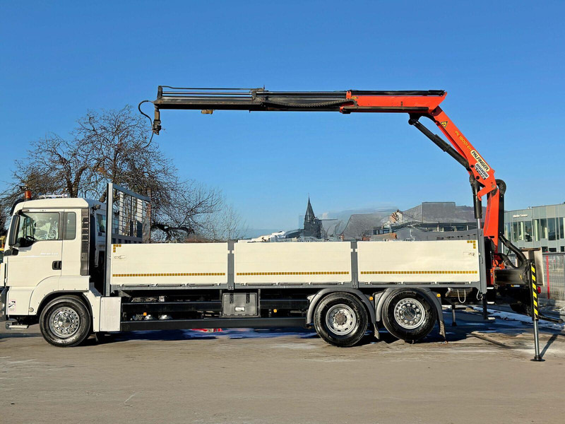 MAN TGS 26.440* PK 18001 - EH A + FUNK* TOPZUSTAND - Platós teherautó, Darus autó: 5 kép. MAN TGS 26.440* PK 18001 - EH A + FUNK* TOPZUSTAND - Platós teherautó, Darus autó: 5 kép.