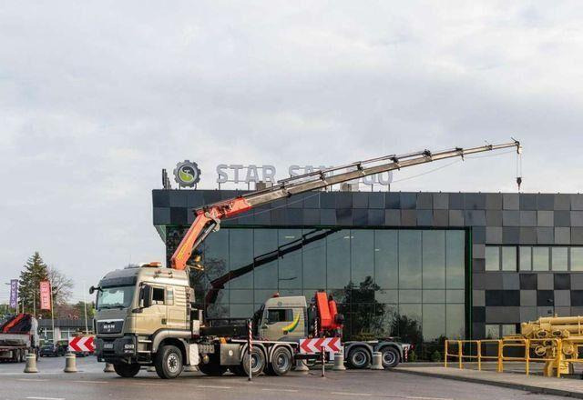 MAN TGS 26.480 6x6 PALFINGER PK 34002 SH Crane Winc - Platós teherautó, Darus autó: 3 kép. MAN TGS 26.480 6x6 PALFINGER PK 34002 SH Crane Winc - Platós teherautó, Darus autó: 3 kép.