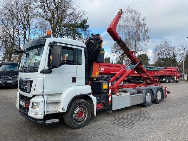 MAN TGS 26.480 - Horgos rakodó teherautó, Darus autó: 1 kép. MAN TGS 26.480 - Horgos rakodó teherautó, Darus autó: 1 kép.