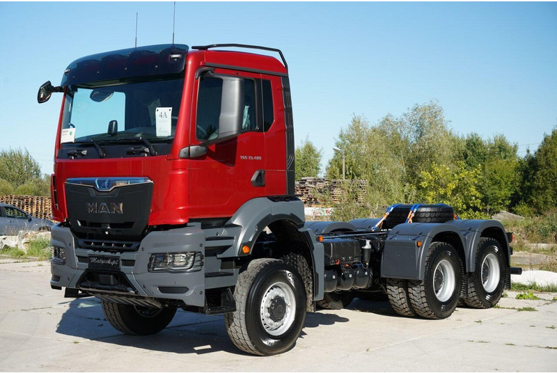 MAN TGS 33.480 / 6x6 / DO ZABUDOWY / FABRYCZNIE NOWY 2025 - Alvaz teherautó: 2 kép. MAN TGS 33.480 / 6x6 / DO ZABUDOWY / FABRYCZNIE NOWY 2025 - Alvaz teherautó: 2 kép.