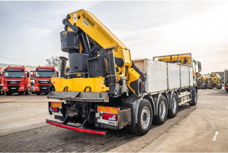 MAN TGS 35.440 8x4 Crane Palfinger PK 42002-SH - Platós teherautó, Darus autó: 5 kép. MAN TGS 35.440 8x4 Crane Palfinger PK 42002-SH - Platós teherautó, Darus autó: 5 kép.