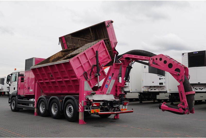 MAN TGS 35.480 / 8X4 / ASENIZACYJNY / ŁADOWARKA PRÓŻNIOWA / WUKO / M - Szippantós autó: 5 kép. MAN TGS 35.480 / 8X4 / ASENIZACYJNY / ŁADOWARKA PRÓŻNIOWA / WUKO / M - Szippantós autó: 5 kép.