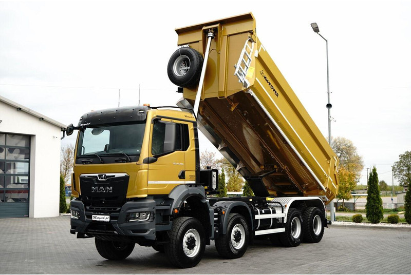 MAN TGS 41.480 / 8X6 / WYWROTKA / S1 - TYLNOZSYP / AUTOMAT / FABRYCZ - Billenőplatós teherautó: 2 kép. MAN TGS 41.480 / 8X6 / WYWROTKA / S1 - TYLNOZSYP / AUTOMAT / FABRYCZ - Billenőplatós teherautó: 2 kép.