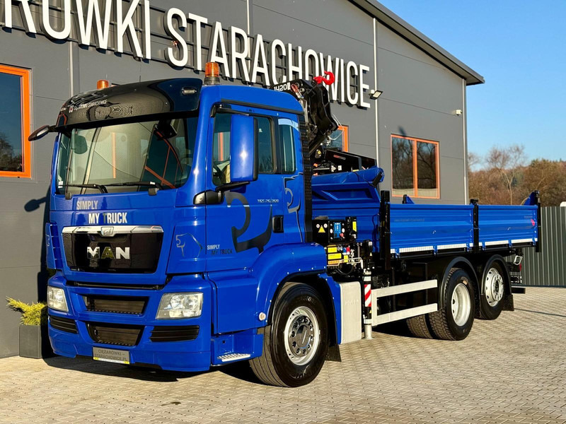 MAN TGS TGX TGL 26.360 Wywrotka 3S + HDS HMF // 4 x wusyw 12,6 m - Billenőplatós teherautó, Darus autó: 1 kép. MAN TGS TGX TGL 26.360 Wywrotka 3S + HDS HMF // 4 x wusyw 12,6 m - Billenőplatós teherautó, Darus autó: 1 kép.