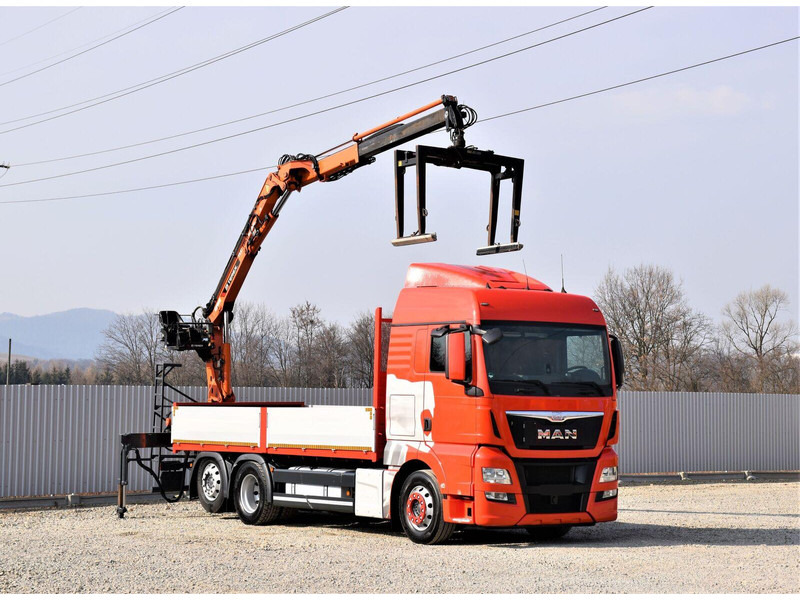 MAN TGX 26.440 - Platós teherautó, Darus autó: 1 kép. MAN TGX 26.440 - Platós teherautó, Darus autó: 1 kép.