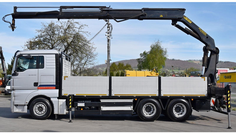 MAN TGX 26.440 Pritsche 6,40 m* PK 29002+FUNK *6x4 - Platós teherautó, Darus autó: 5 kép. MAN TGX 26.440 Pritsche 6,40 m* PK 29002+FUNK *6x4 - Platós teherautó, Darus autó: 5 kép.
