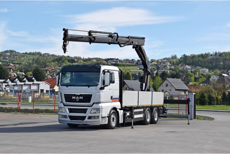 MAN TGX 26.440 Pritsche 6,40 m* PK 29002+FUNK *6x4 - Platós teherautó, Darus autó: 2 kép. MAN TGX 26.440 Pritsche 6,40 m* PK 29002+FUNK *6x4 - Platós teherautó, Darus autó: 2 kép.
