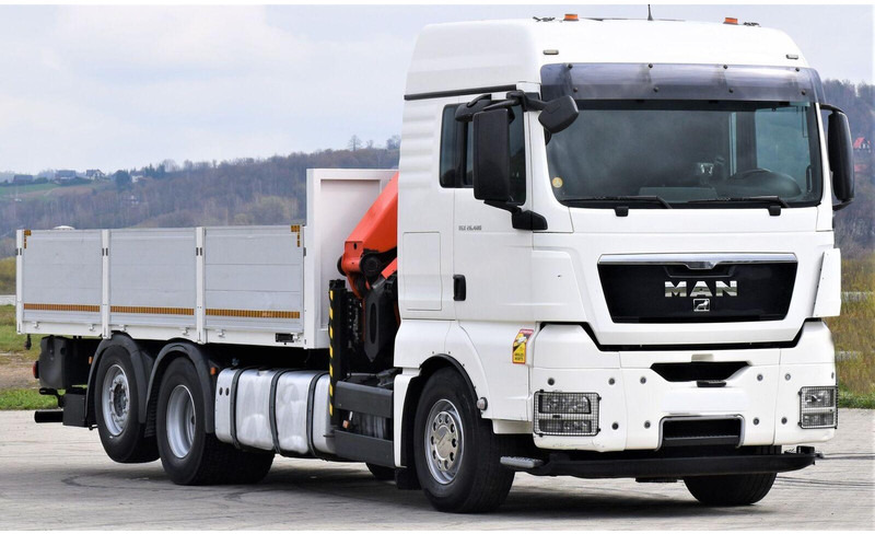 MAN TGX 26.480 - Platós teherautó, Darus autó: 3 kép. MAN TGX 26.480 - Platós teherautó, Darus autó: 3 kép.