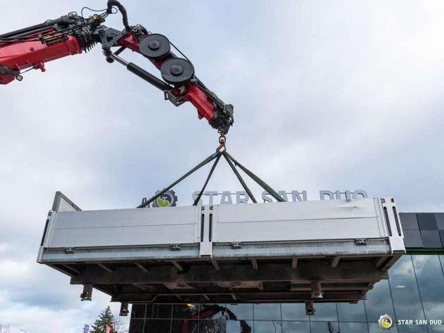Platós teherautó, Darus autó MAN TGX 28.500 6x2 HMF 5020K-RC Fly Jib Crane: 7 kép.