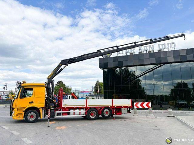 Mercedes-Benz ACTROS 2543 6x2 PalfingerPK 26002 EH Crane - Platós teherautó, Darus autó: 2 kép. Mercedes-Benz ACTROS 2543 6x2 PalfingerPK 26002 EH Crane - Platós teherautó, Darus autó: 2 kép.