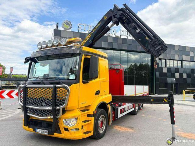 Mercedes-Benz ACTROS 2543 6x2 PalfingerPK 26002 EH Crane - Platós teherautó, Darus autó: 3 kép. Mercedes-Benz ACTROS 2543 6x2 PalfingerPK 26002 EH Crane - Platós teherautó, Darus autó: 3 kép.