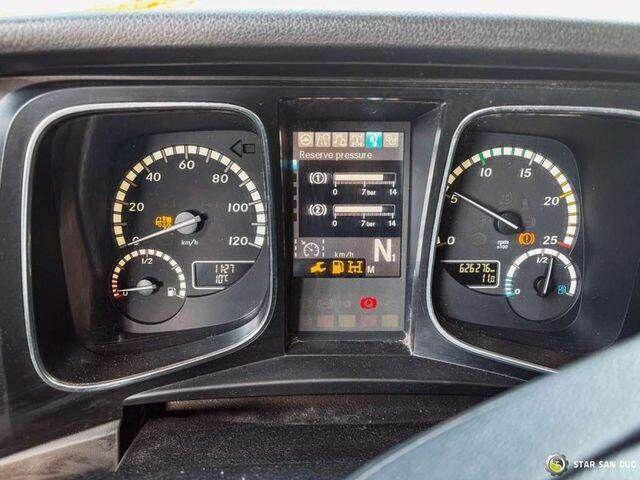 Platós teherautó, Darus autó Mercedes-Benz ACTROS 2545 6x2 Palfinger PK 16001 HDS Crane: 19 kép. Platós teherautó, Darus autó Mercedes-Benz ACTROS 2545 6x2 Palfinger PK 16001 HDS Crane: 19 kép.