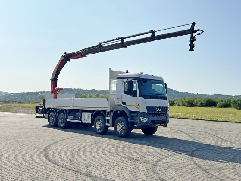 Mercedes-Benz ACTROS 3240 * PK 23001 - EH C+ FUNK / 8x4 * TOP - Platós teherautó, Darus autó: 2 kép. Mercedes-Benz ACTROS 3240 * PK 23001 - EH C+ FUNK / 8x4 * TOP - Platós teherautó, Darus autó: 2 kép.