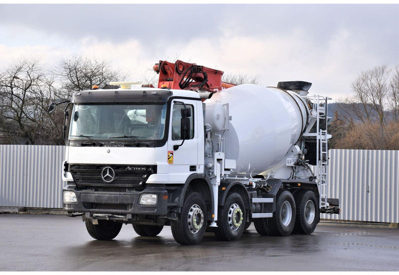 Mercedes-Benz ACTROS 3241* Betonpumpe 21m *8x4 * Top Zustand - Betonpumpa: 2 kép. Mercedes-Benz ACTROS 3241* Betonpumpe 21m *8x4 * Top Zustand - Betonpumpa: 2 kép.