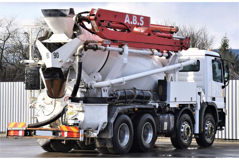 Mercedes-Benz ACTROS 3241* Betonpumpe 21m *8x4 * Top Zustand - Betonpumpa: 4 kép. Mercedes-Benz ACTROS 3241* Betonpumpe 21m *8x4 * Top Zustand - Betonpumpa: 4 kép.