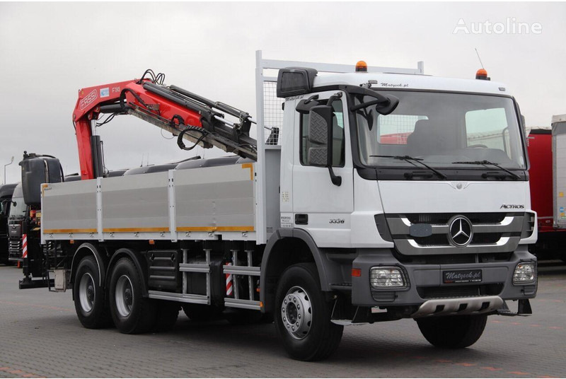 Mercedes-Benz ACTROS 3336 - Platós teherautó, Darus autó: 3 kép. Mercedes-Benz ACTROS 3336 - Platós teherautó, Darus autó: 3 kép.