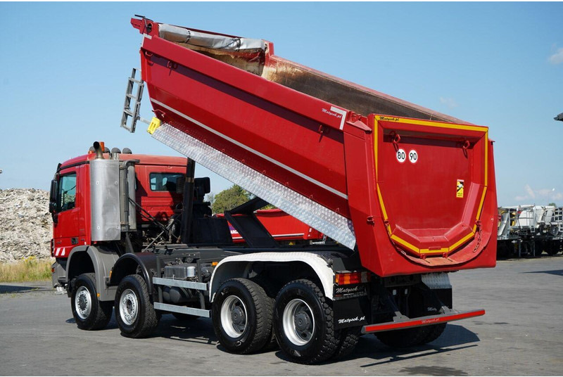 Mercedes-Benz ACTROS 4141 / 8X6 / WYWROTKA TYLNOZSYPOWA / MEILLER KIPPER 5.3M - Billenőplatós teherautó: 4 kép. Mercedes-Benz ACTROS 4141 / 8X6 / WYWROTKA TYLNOZSYPOWA / MEILLER KIPPER 5.3M - Billenőplatós teherautó: 4 kép.