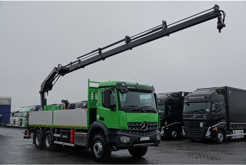 Mercedes-Benz AROCS 2636 / 6x4 / SKRZYNIOWY- 6,5 M / + HDS HIAB 4x wysów: 13 - Platós teherautó, Darus autó: 1 kép. Mercedes-Benz AROCS 2636 / 6x4 / SKRZYNIOWY- 6,5 M / + HDS HIAB 4x wysów: 13 - Platós teherautó, Darus autó: 1 kép.