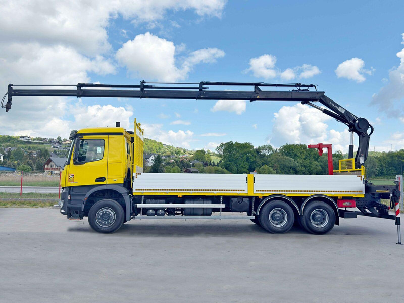 Mercedes-Benz AROCS 2636 *HIAB 166 D-4 HIDUO + FUNK* 6x4 - Platós teherautó, Darus autó: 5 kép. Mercedes-Benz AROCS 2636 *HIAB 166 D-4 HIDUO + FUNK* 6x4 - Platós teherautó, Darus autó: 5 kép.