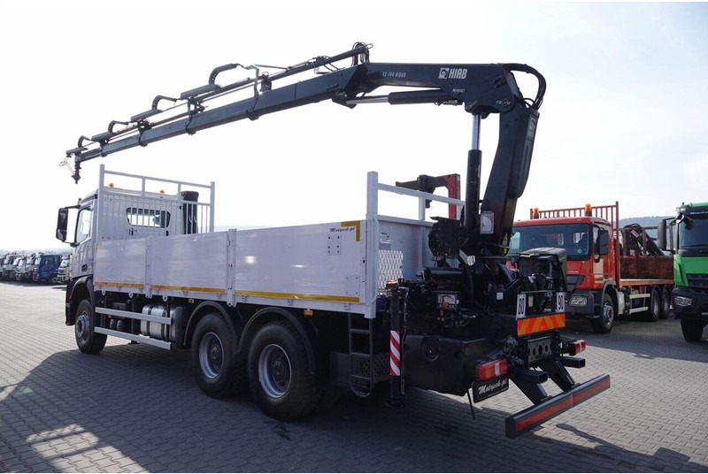 Mercedes-Benz AROCS 2643 / 6x4 / SKRZYNIOWY- 6,8 m / + HDS HIAB 144 wysów: 13 - Platós teherautó, Darus autó: 3 kép. Mercedes-Benz AROCS 2643 / 6x4 / SKRZYNIOWY- 6,8 m / + HDS HIAB 144 wysów: 13 - Platós teherautó, Darus autó: 3 kép.