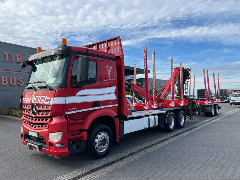 Mercedes-Benz AROCS 2645 EURO 6 6x4 TIMBER CARRIER HOLZTRANSPORT PALFINGER EPS - Rönkszállító teherautó, Darus autó: 1 kép. Mercedes-Benz AROCS 2645 EURO 6 6x4 TIMBER CARRIER HOLZTRANSPORT PALFINGER EPS - Rönkszállító teherautó, Darus autó: 1 kép.