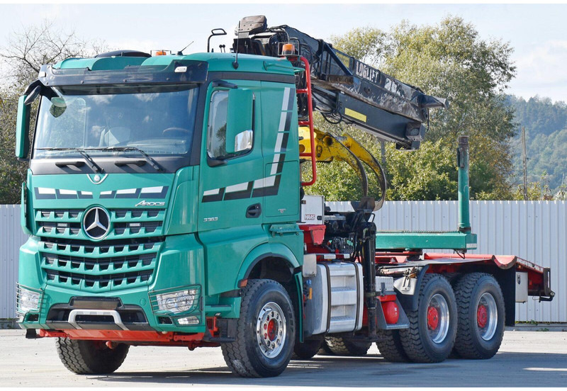 Mercedes-Benz AROCS 3363 *HOLZTRANSPORTER * LOGLIFT 251S /6x4 - Rönkszállító teherautó, Darus autó: 3 kép. Mercedes-Benz AROCS 3363 *HOLZTRANSPORTER * LOGLIFT 251S /6x4 - Rönkszállító teherautó, Darus autó: 3 kép.